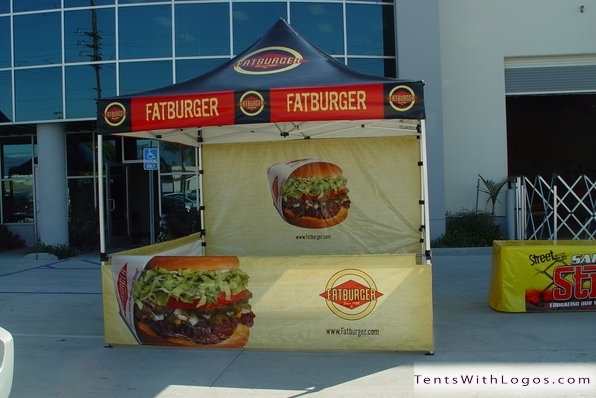 10 x 10 Pop Up Tent - Fatburger